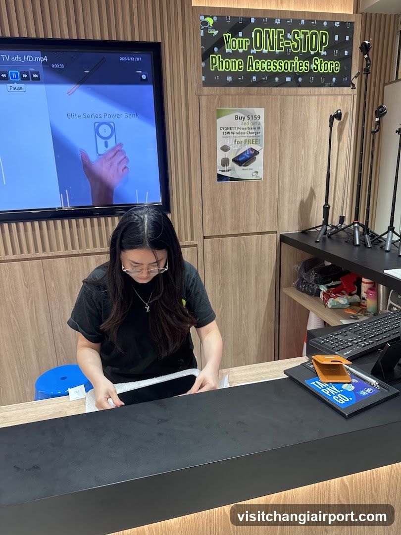 Phone Accessories Store Interior