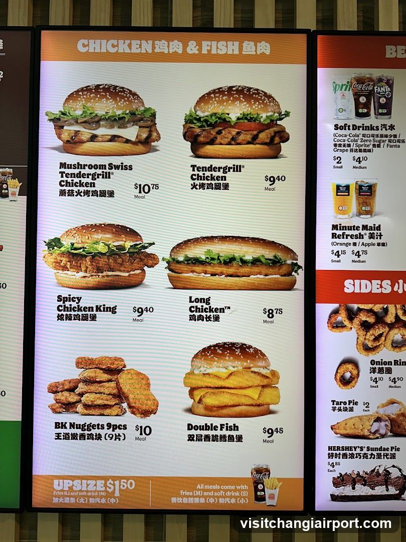 Chicken & Fish Menu Board
