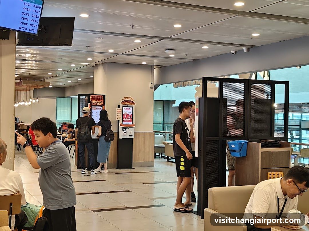 Airport Food Court Interior
