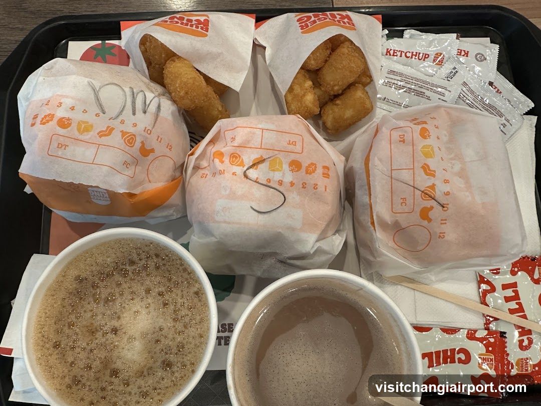 Fast Food Meal Tray