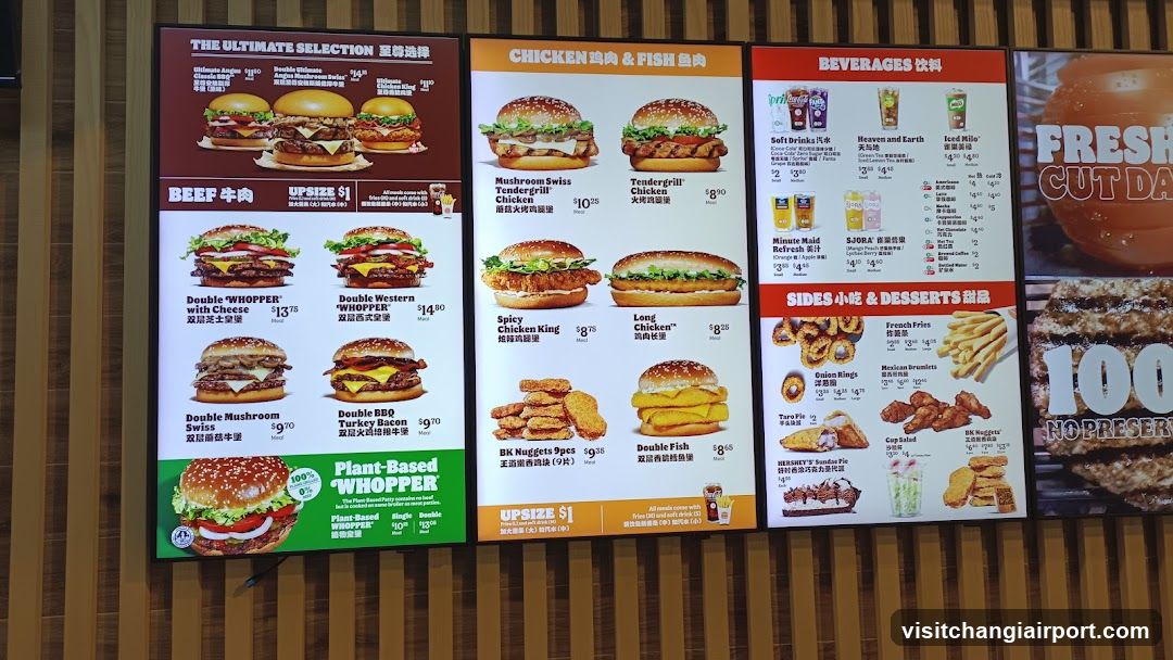 Fast Food Menu Board