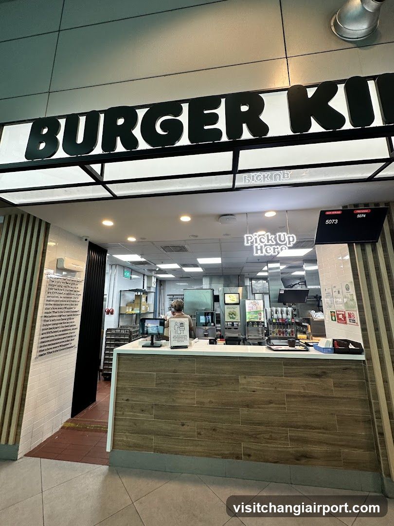 Burger King Interior View