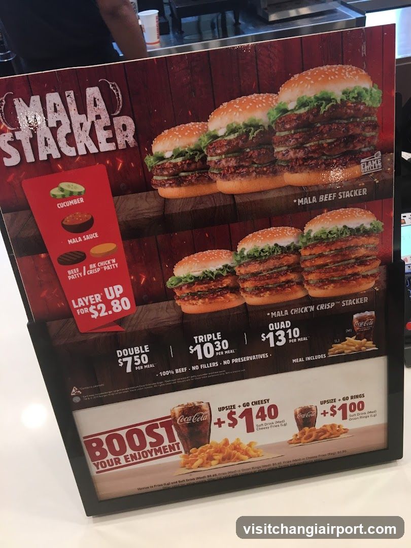 Mala Stacker Menu Board