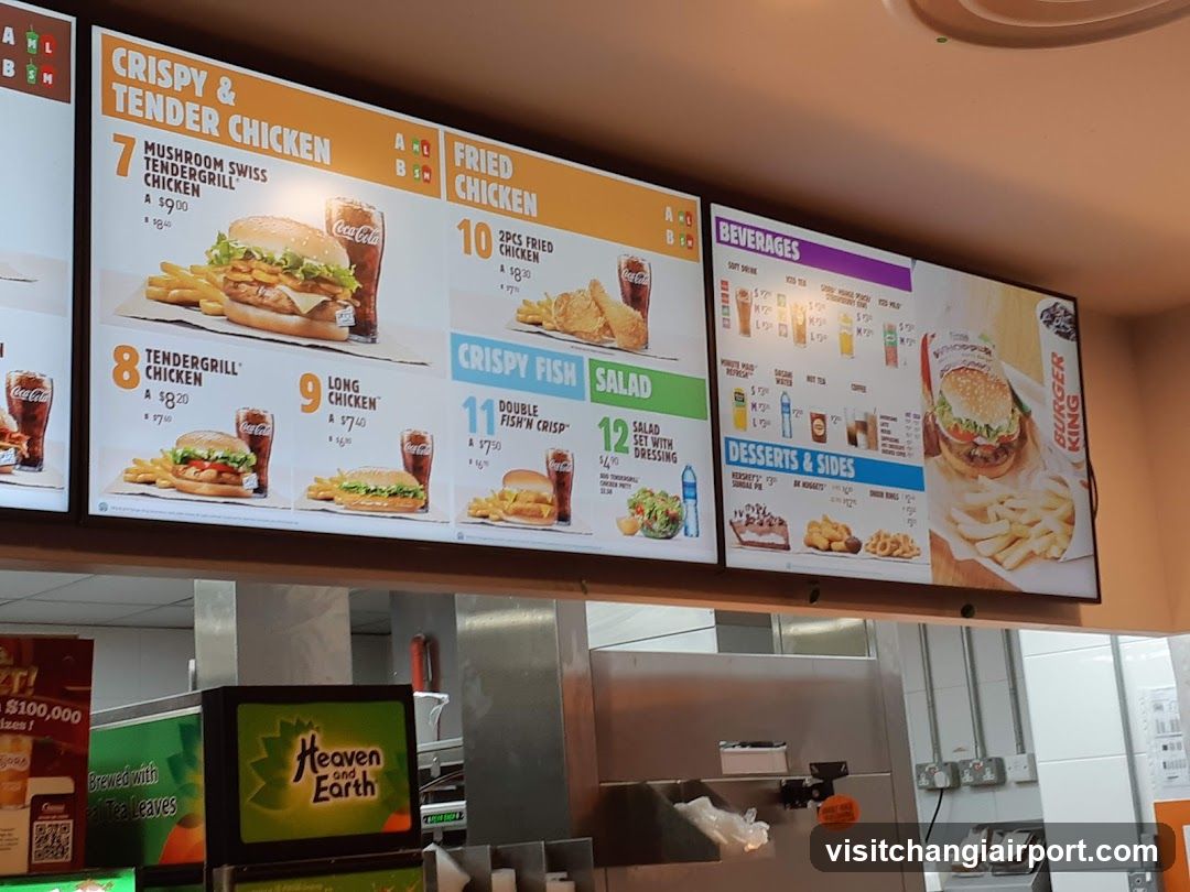 KFC Menu Board