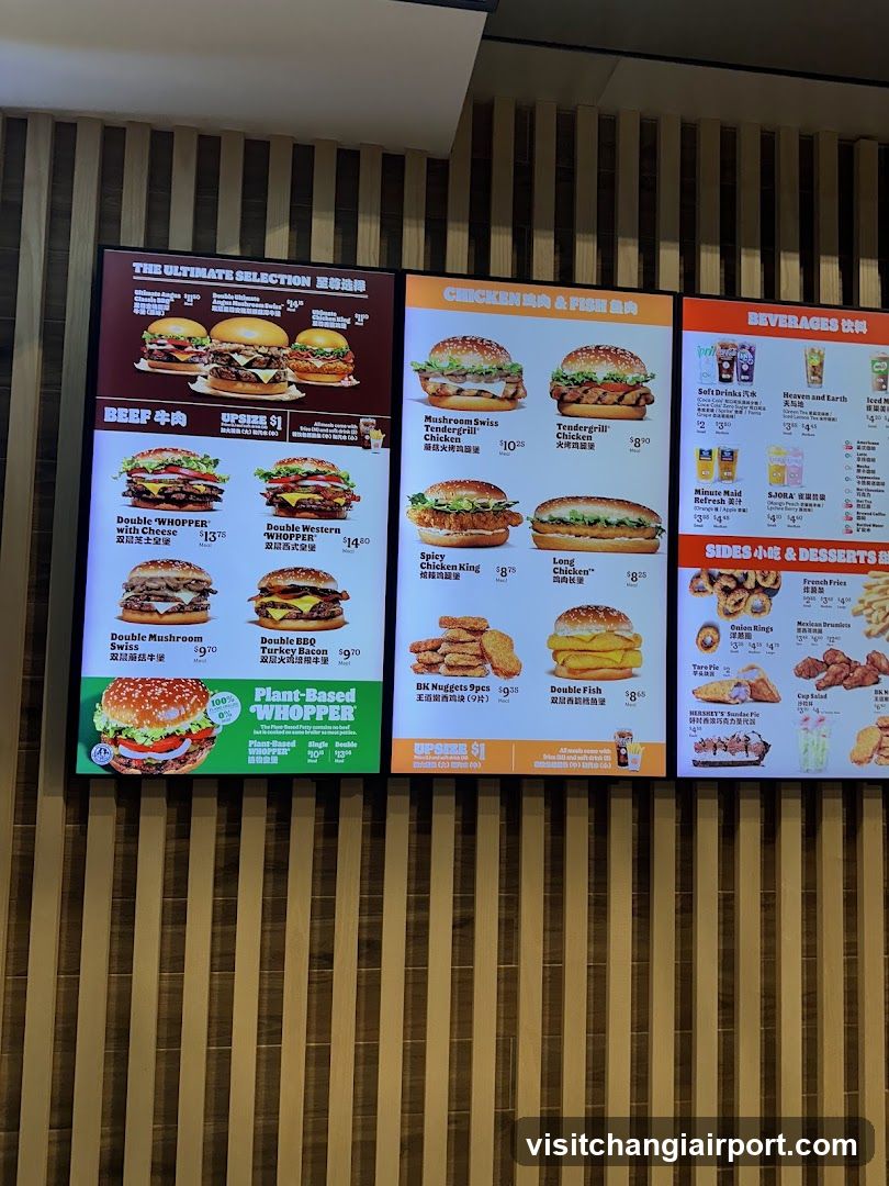 Burger King Menu Board