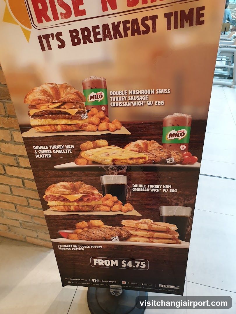 Breakfast Menu Standee