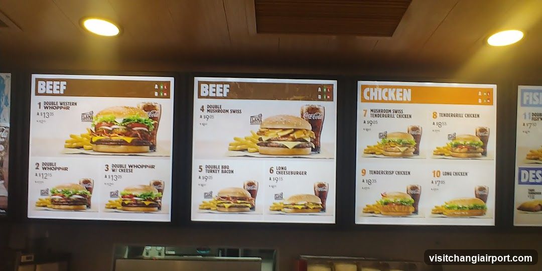 Fast Food Menu Board
