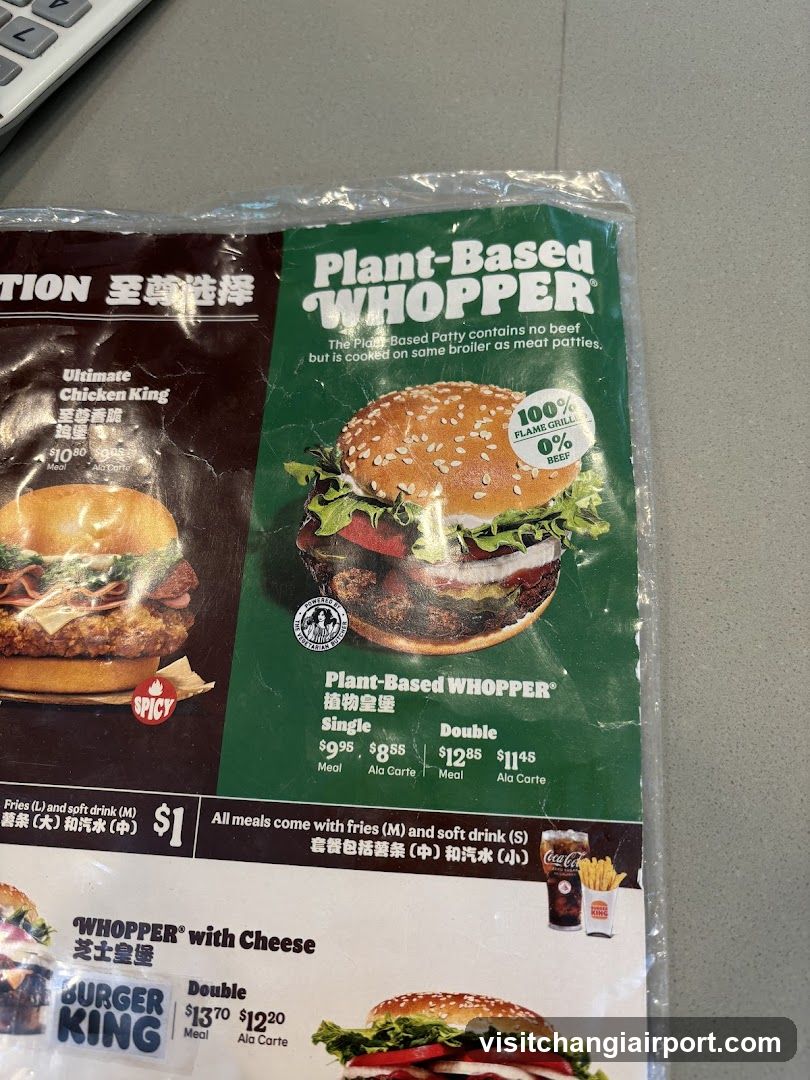 Burger Menu Display