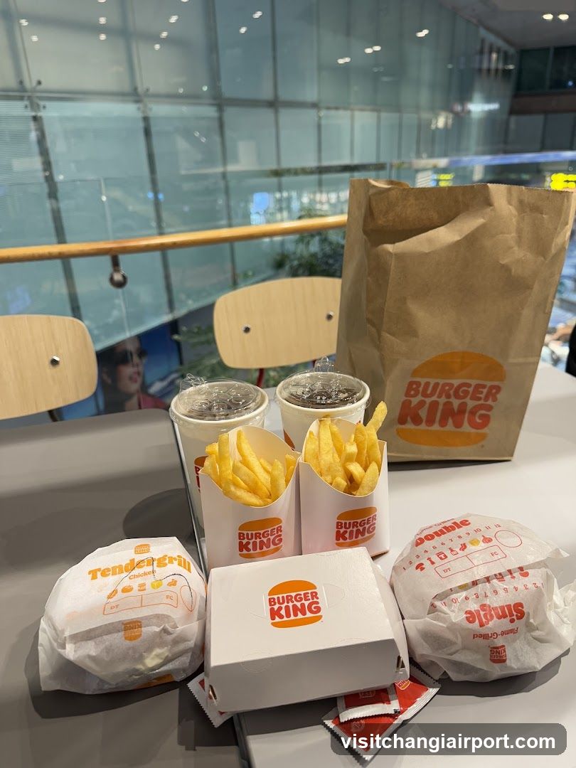 Burger King Meal Spread