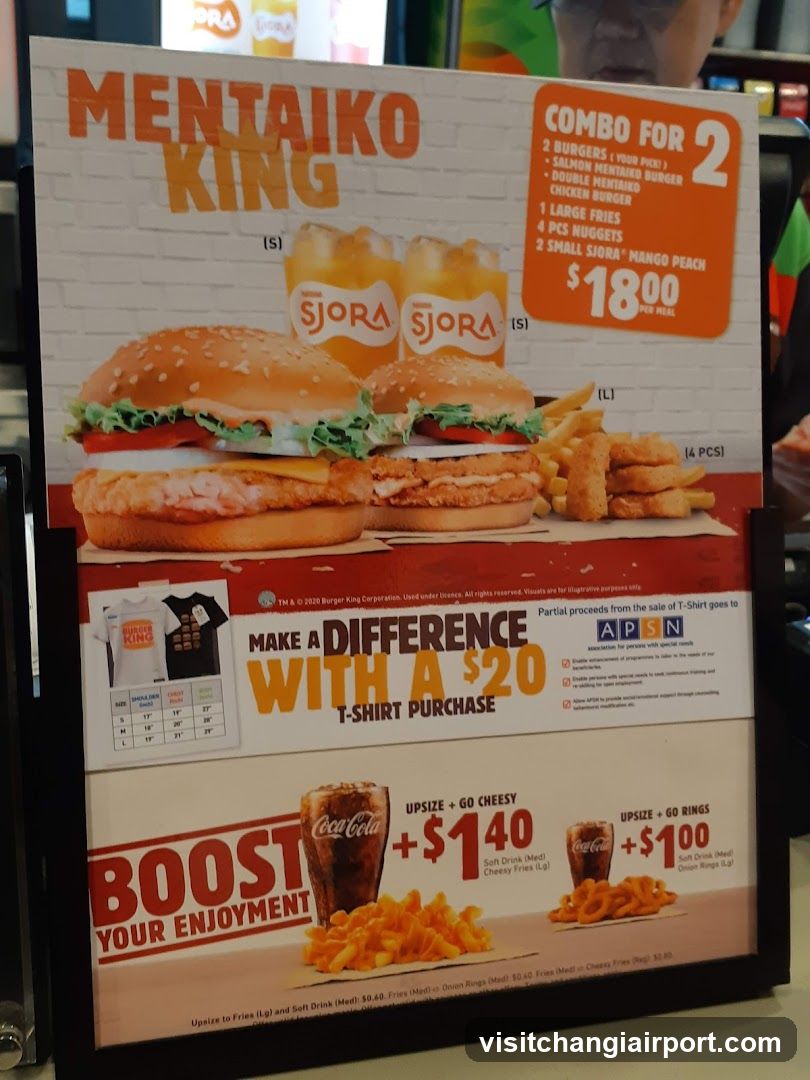 Burger King Mentaiko King Combo Ad