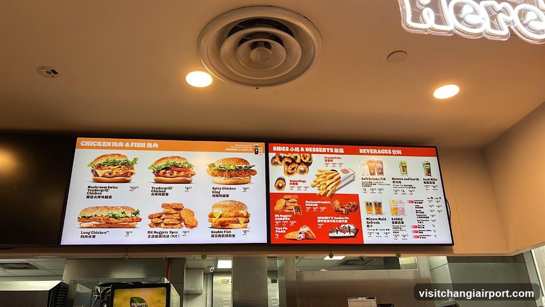 Hawker Chicken & Fish Menu Board