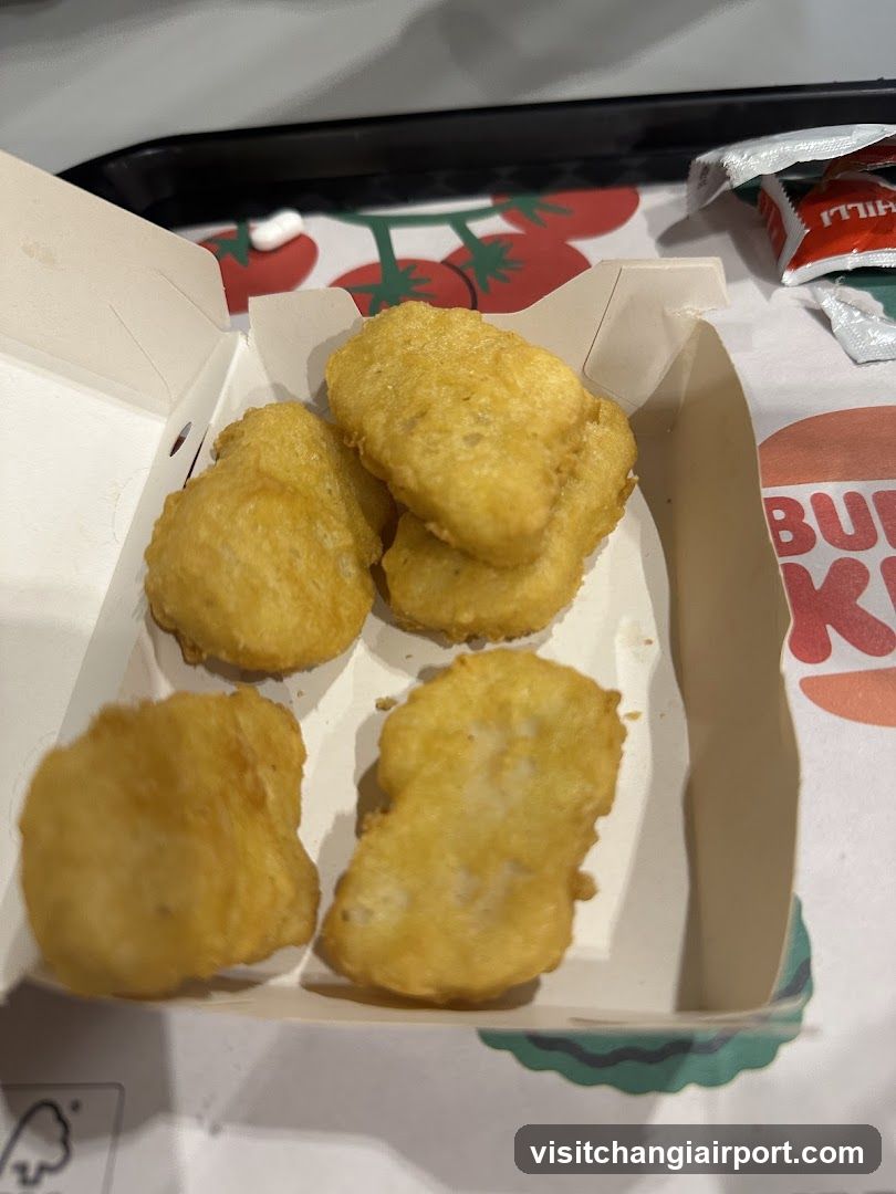 Fried Chicken Nuggets in Box