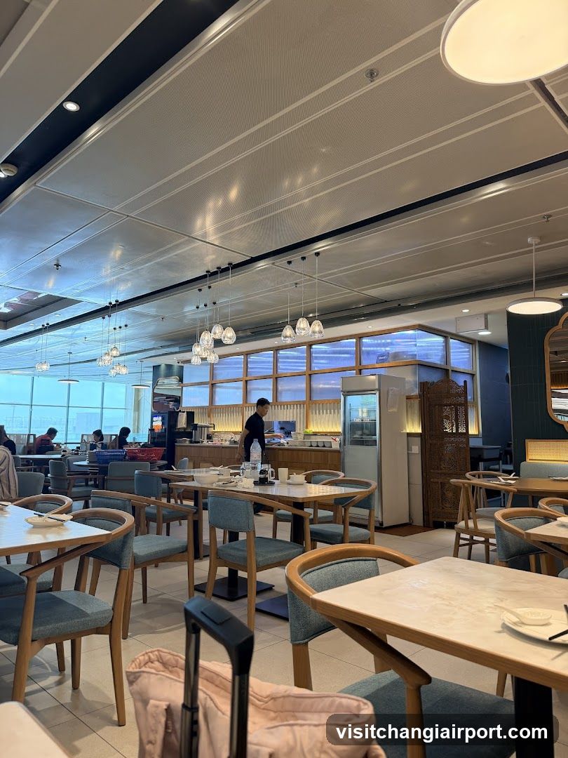 Airport Lounge Dining Area