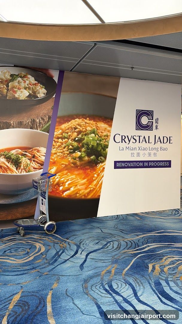 Crystal Jade Restaurant Renovation Sign