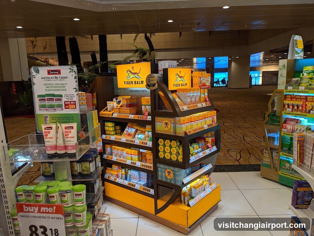 Tiger Balm and Swissse Products Display