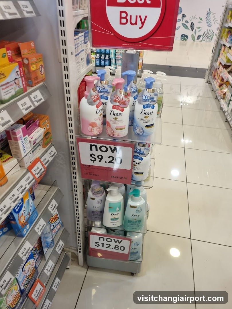 Dove Body Wash Display