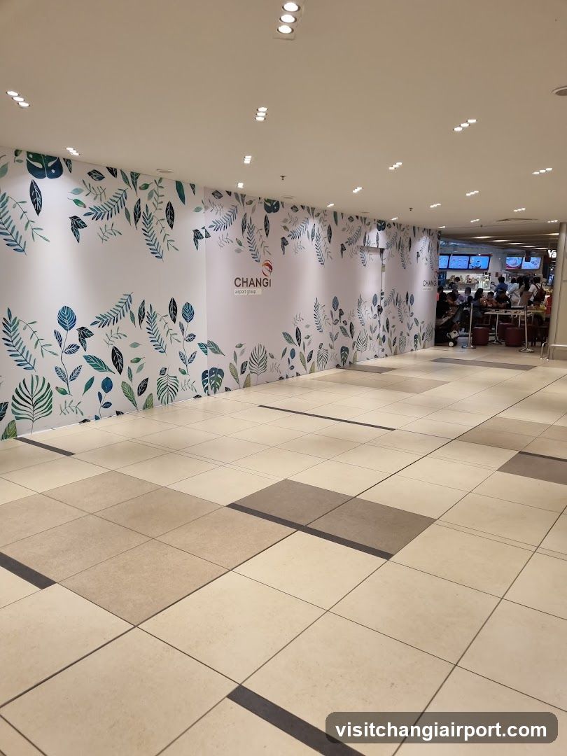 Changi Airport Interior Corridor