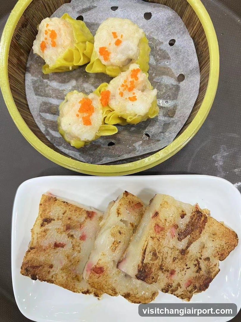 Dim Sum and Fried Rice Cake