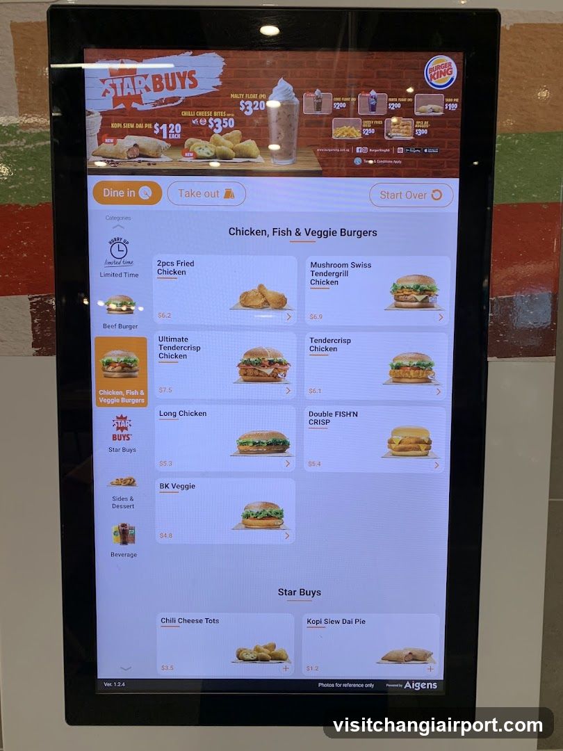 Burger King Digital Menu Board