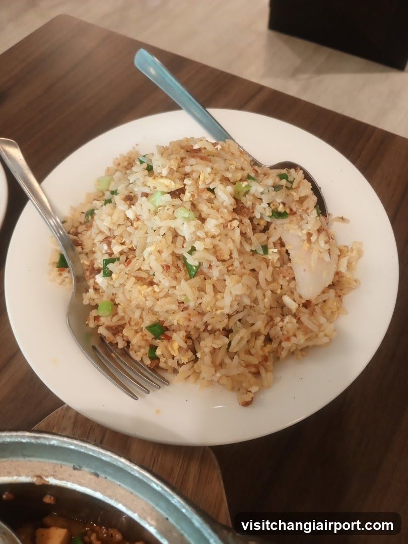 Fried Rice with Chicken and Scallions