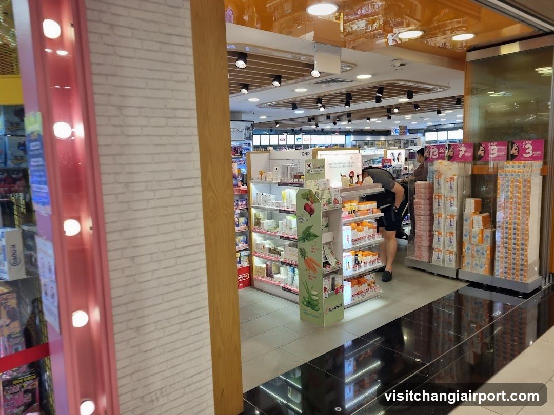 Interior of a retail store