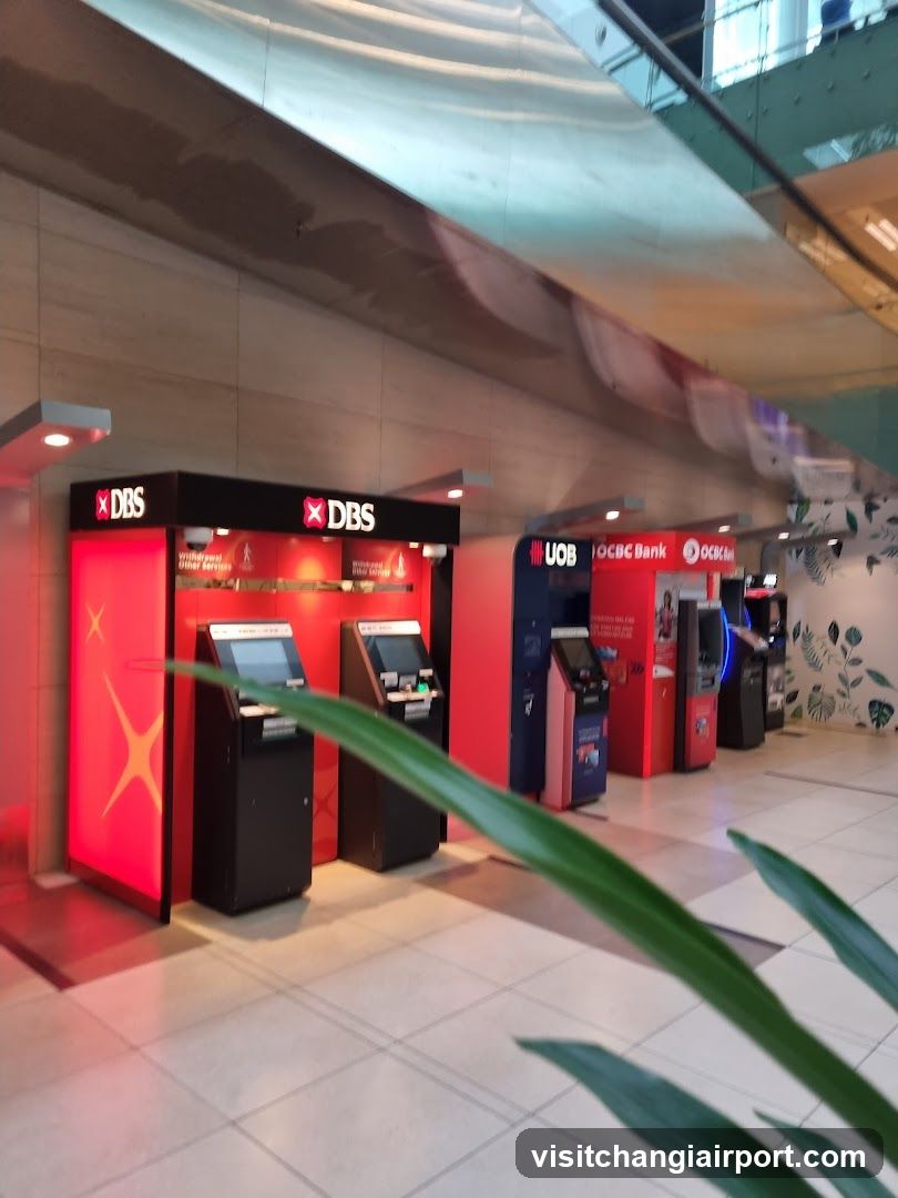 ATM Banking Area in Mall