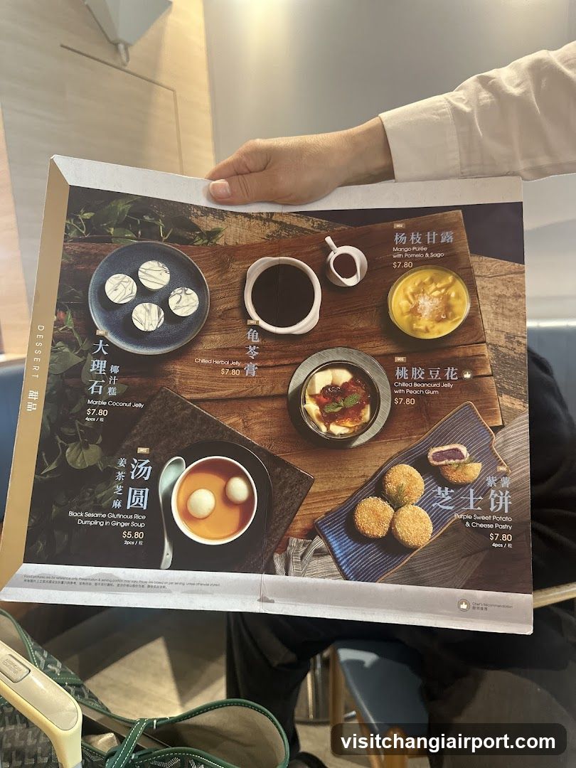 Dessert Menu