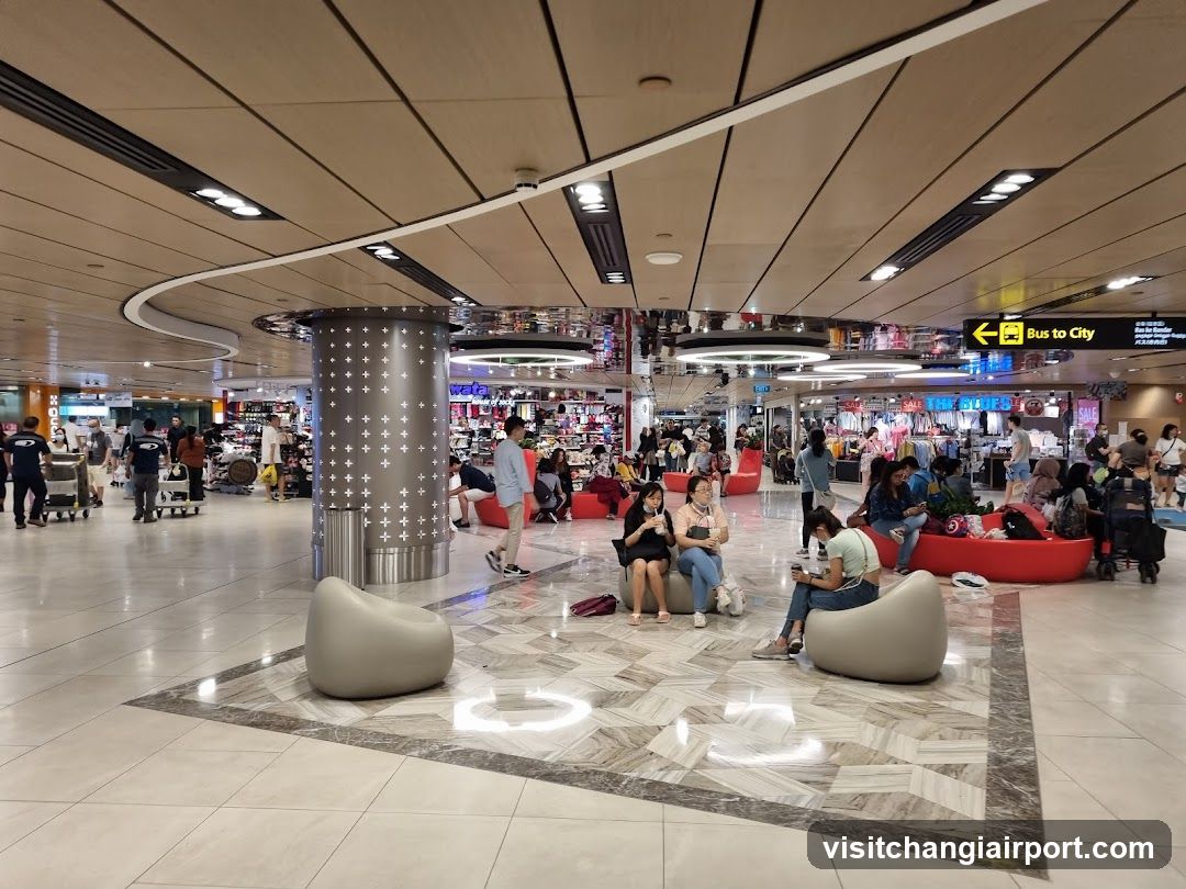 Airport Terminal Lounge Area