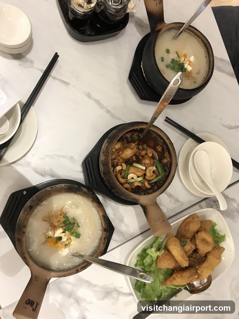 Congee and Fried Food