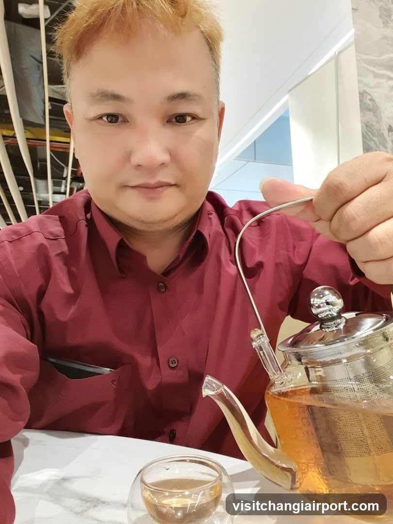 Man with Tea Set