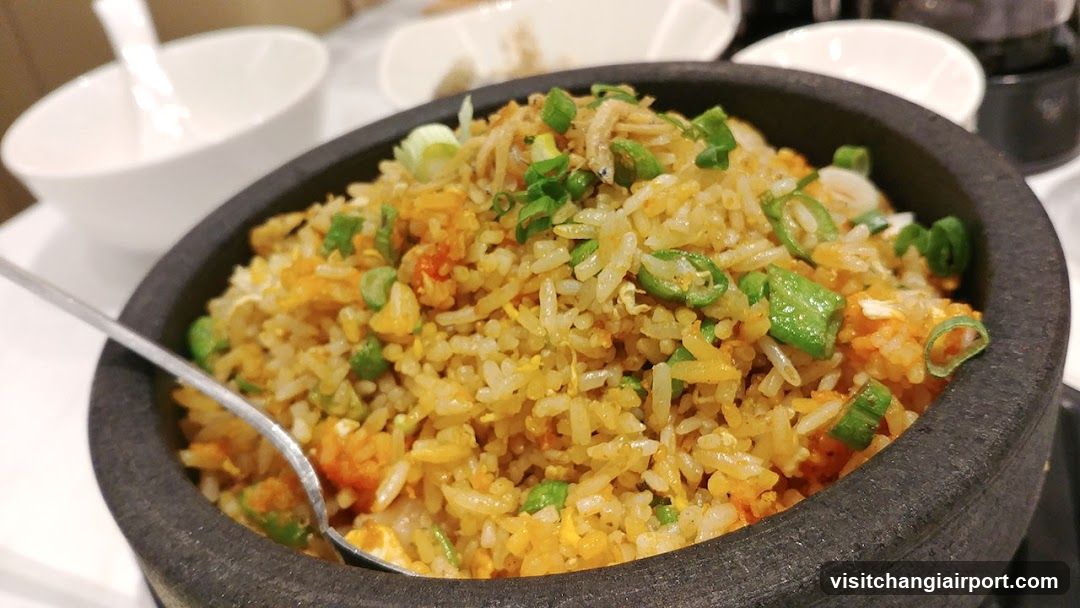 Stone Bowl Fried Rice with Green Onions