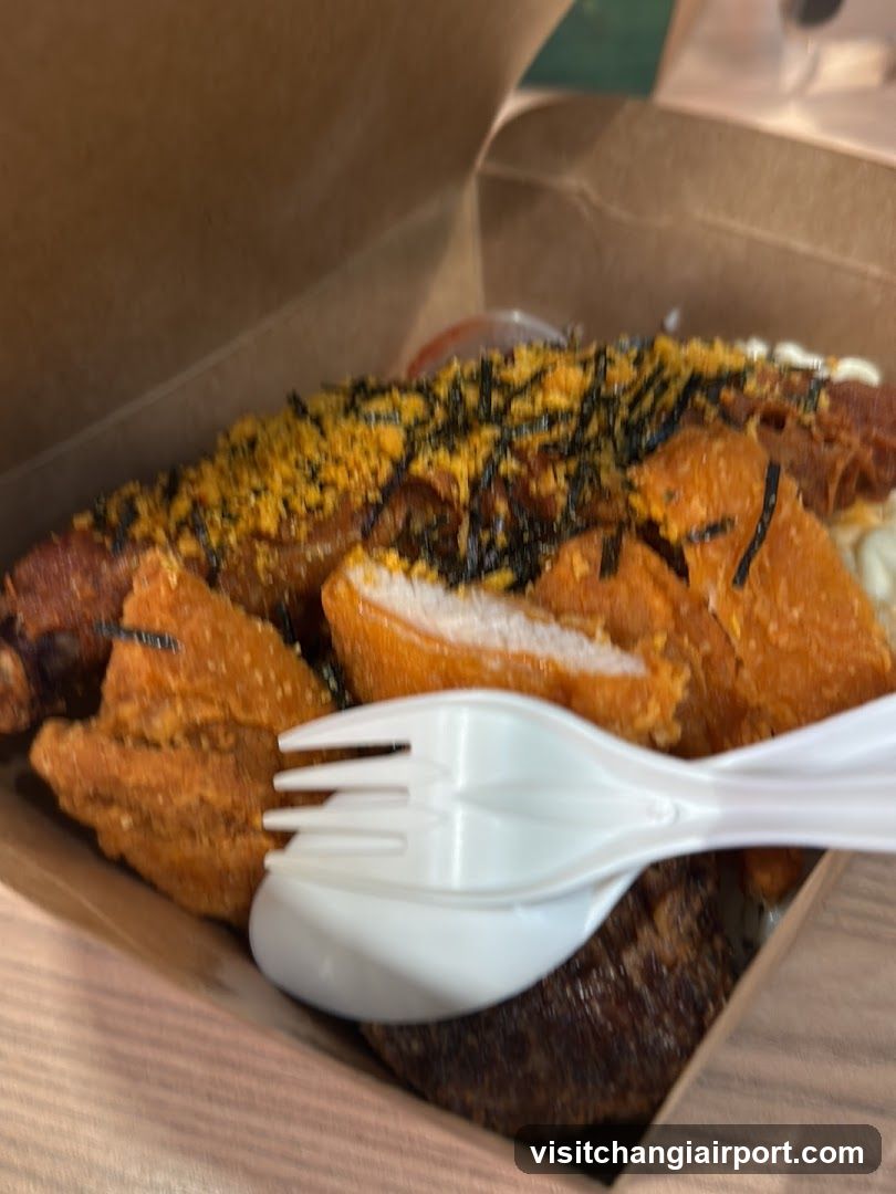 Fried Chicken Dish with Toppings