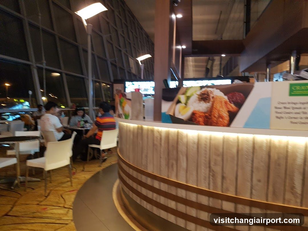 Airport Food Court Interior