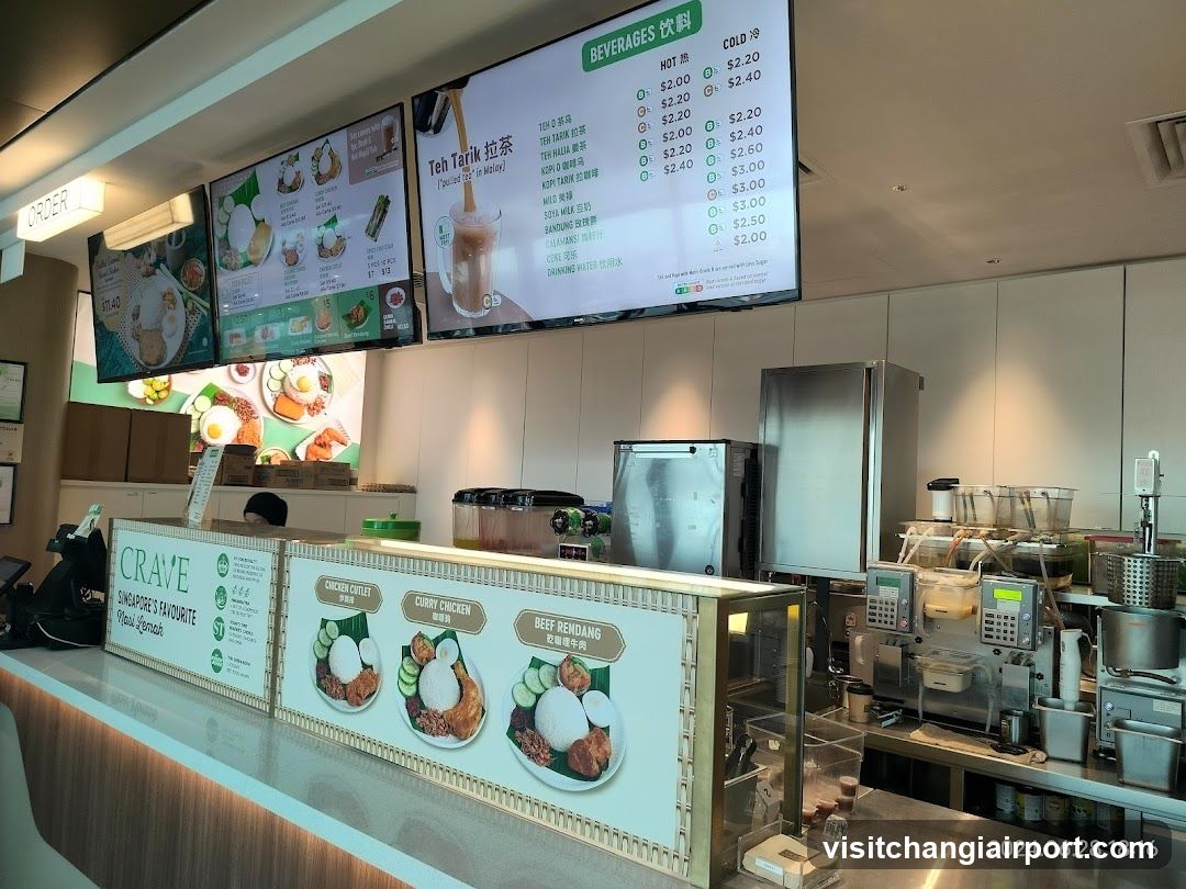 Food Stall Interior View