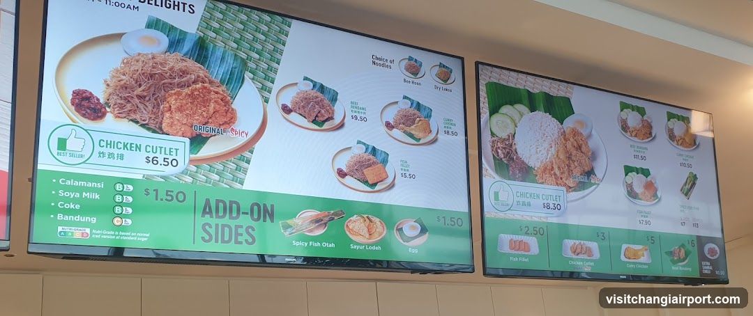 Digital Menu Board Display