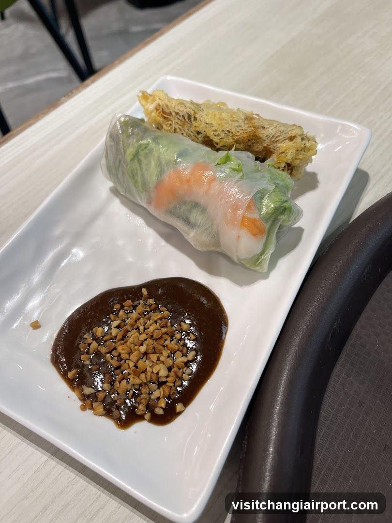 Spring Rolls with Sauce