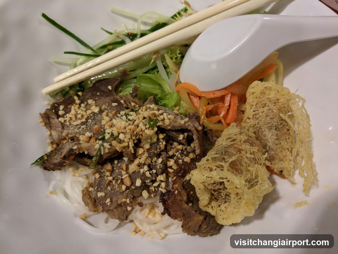 Noodle Dish with Meat and Vegetables