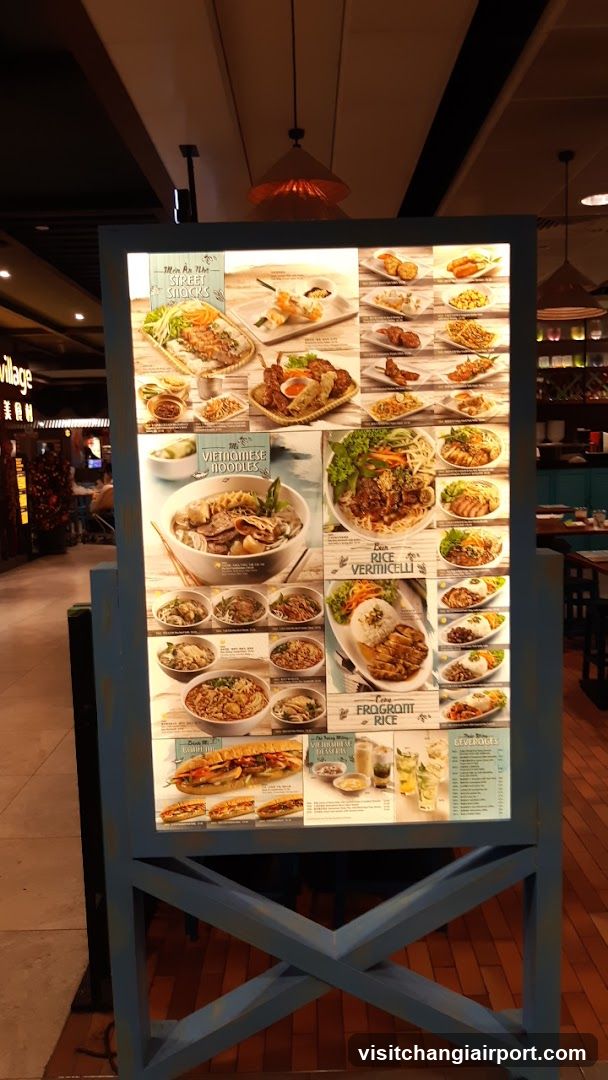 Vietnamese Street Food Menu Board