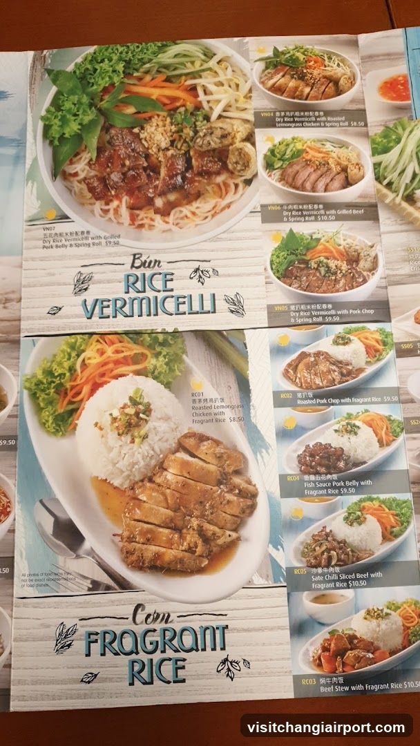 Fragrant Rice & Vermicelli Menu Page