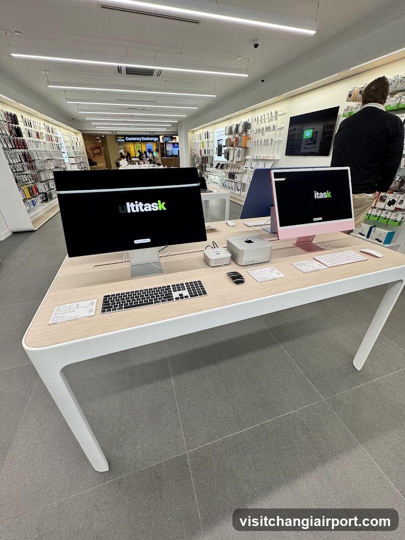 Electronics Store Interior Display