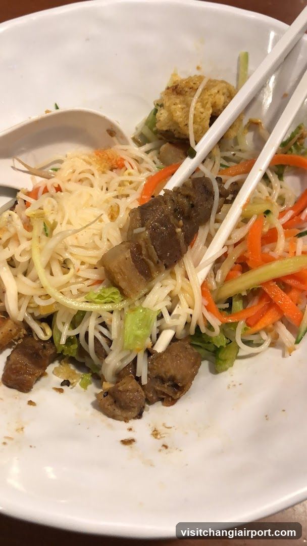 Noodle Dish with Meat and Vegetables