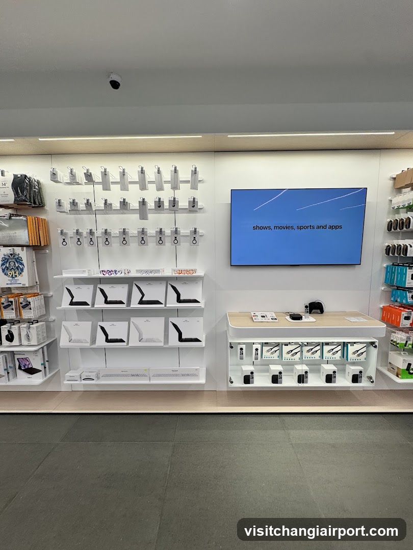 Electronics Store Interior Display
