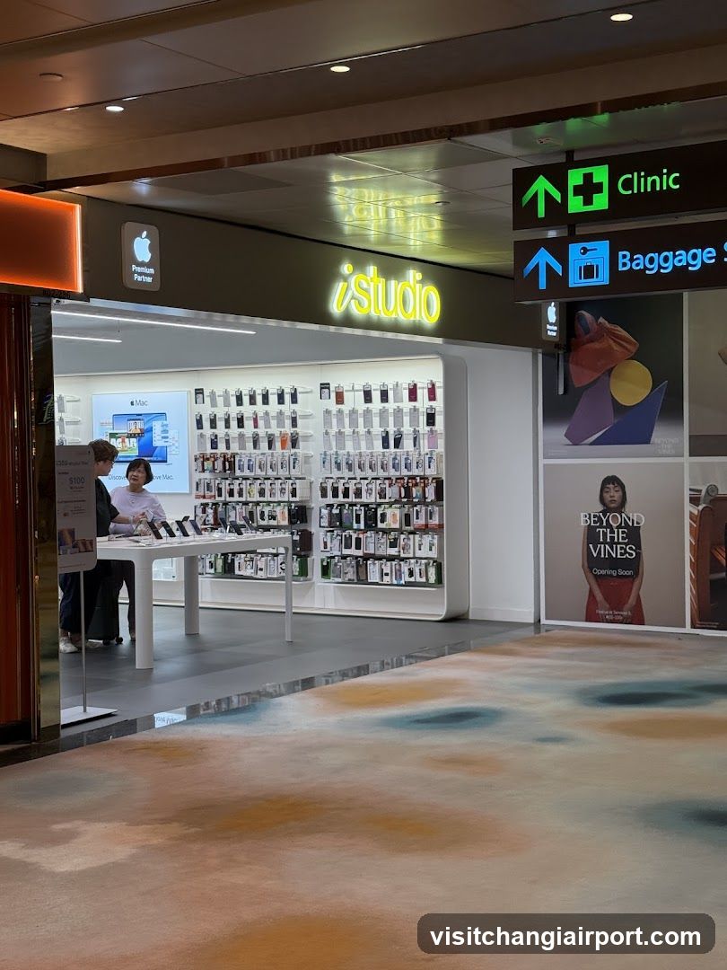 Airport Terminal Interior with iStudio Storefront