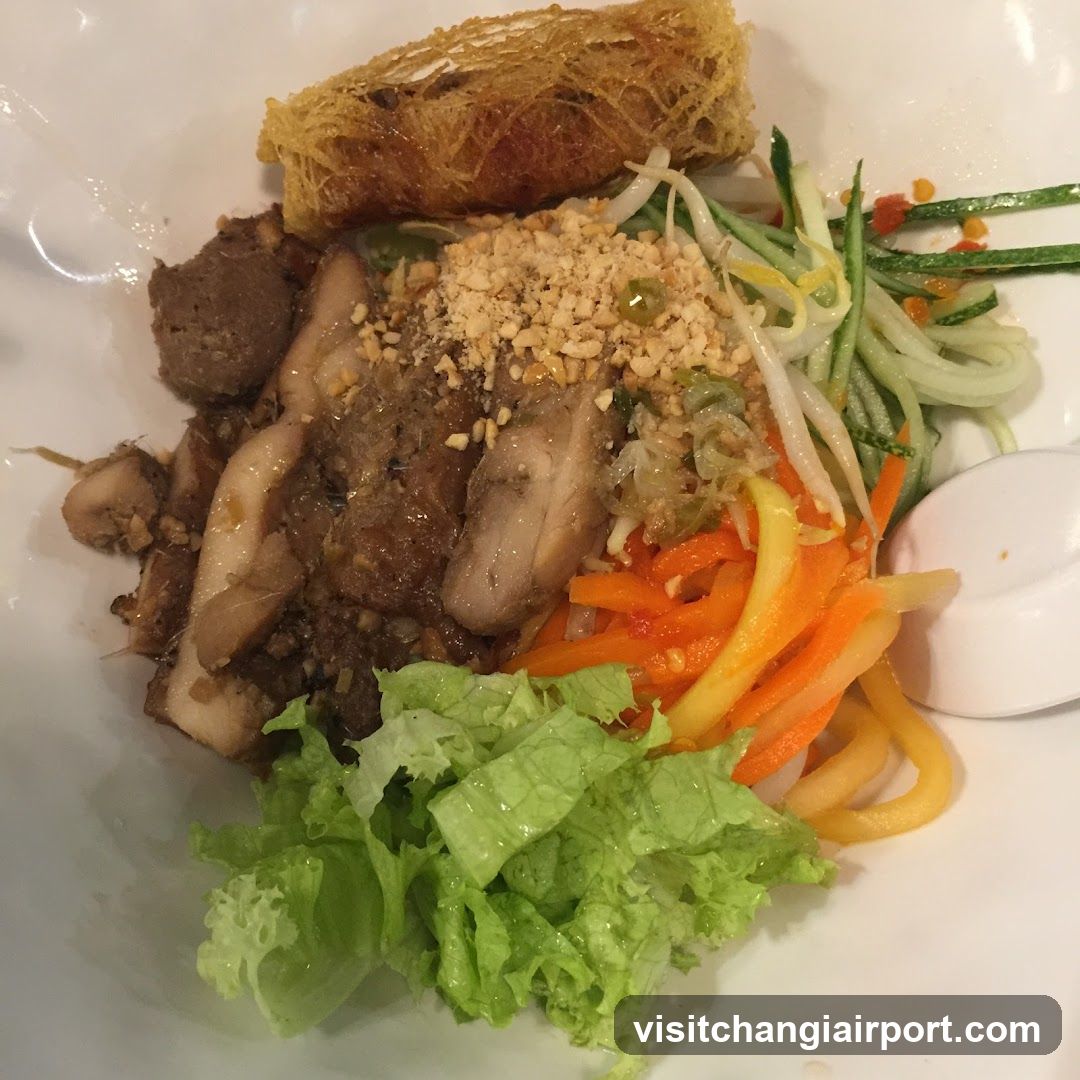 Bowl of Mixed Salad with Crispy Topping
