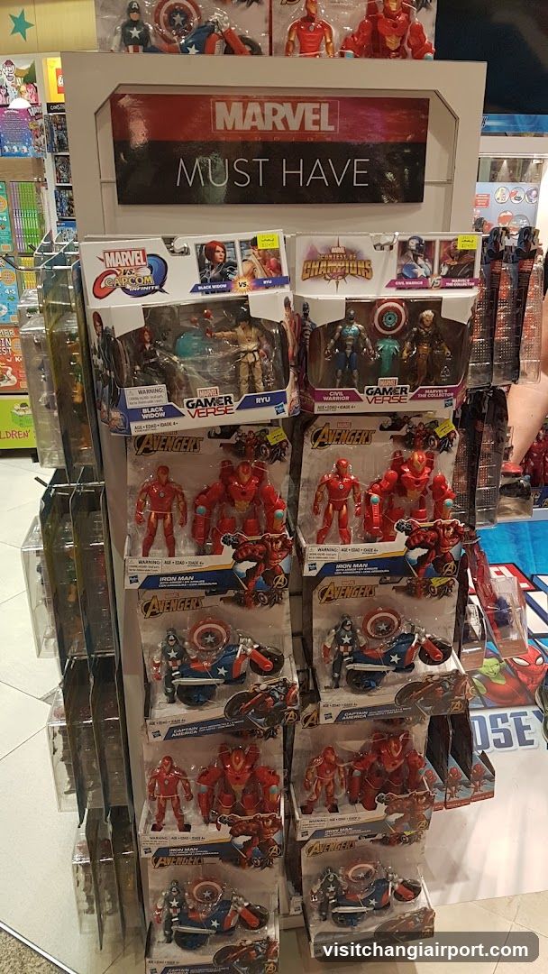 Marvel Merchandise Display