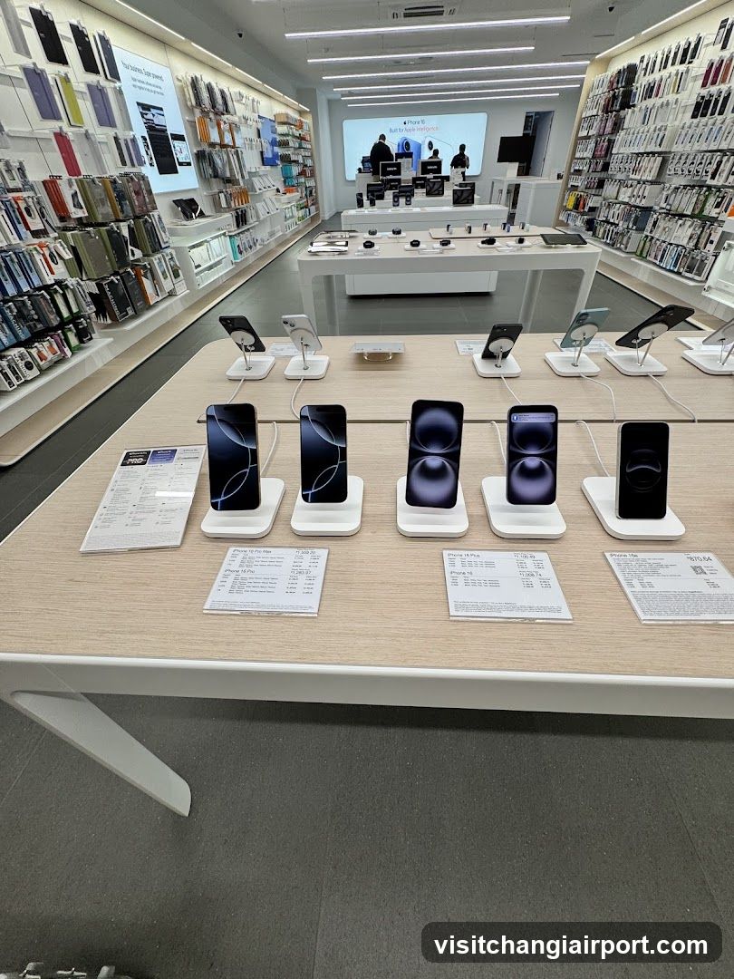 Electronics Store Interior Display