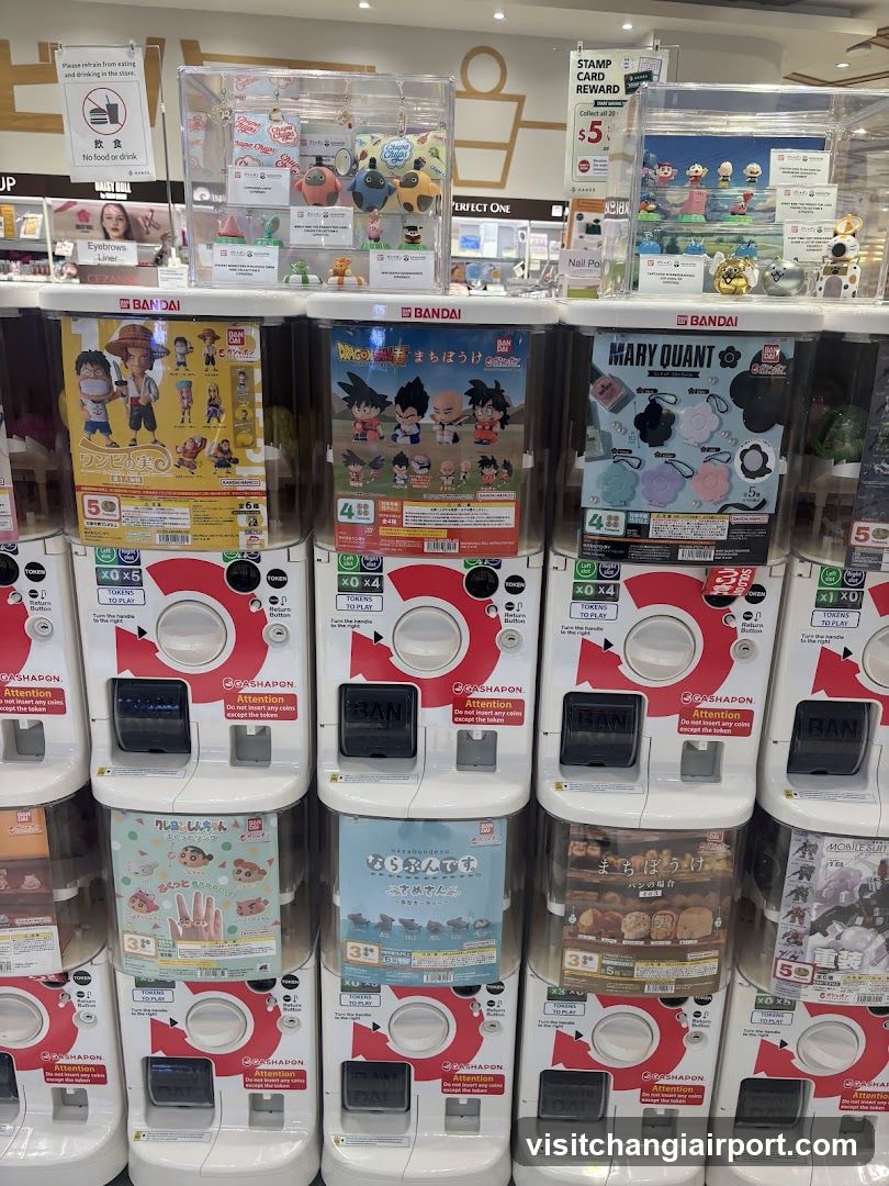 Gashapon Machines Display