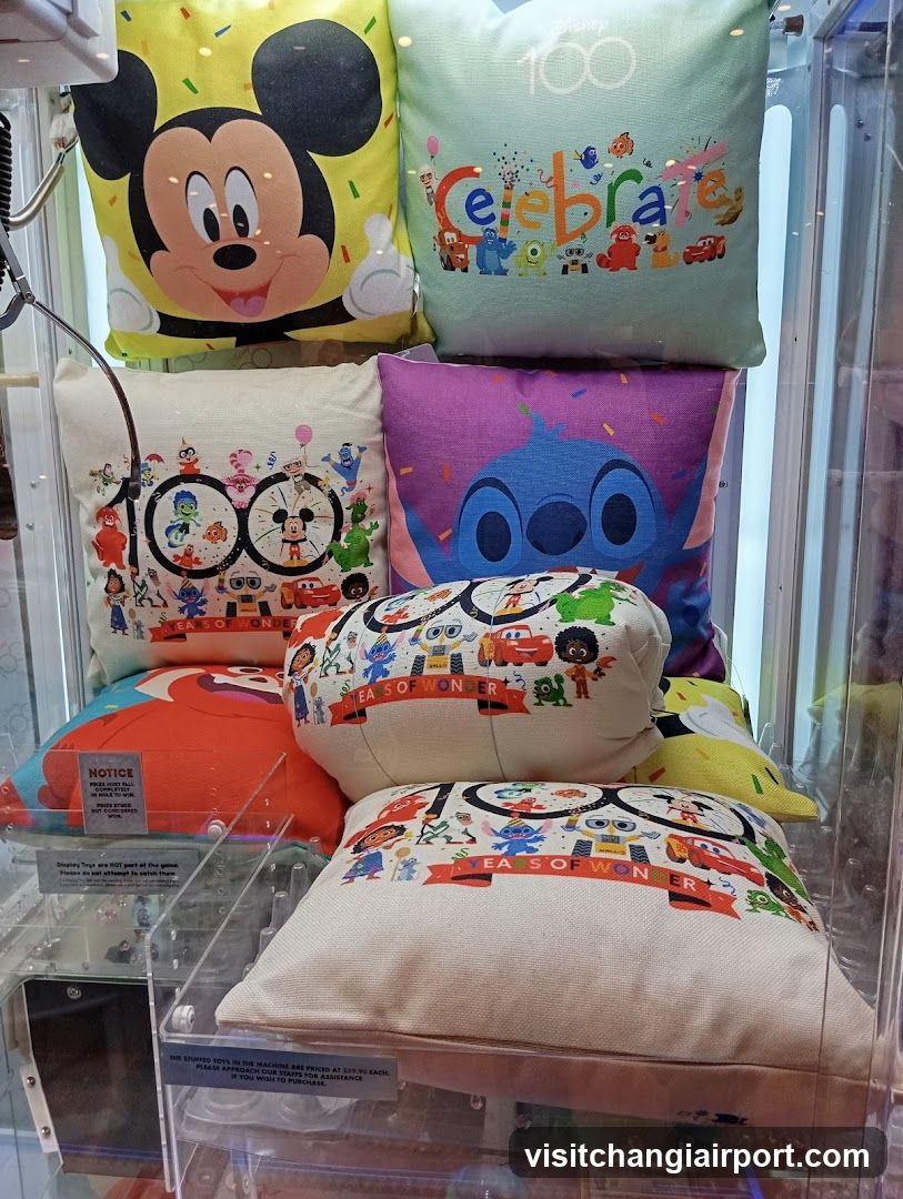 Disney Character Pillows Display