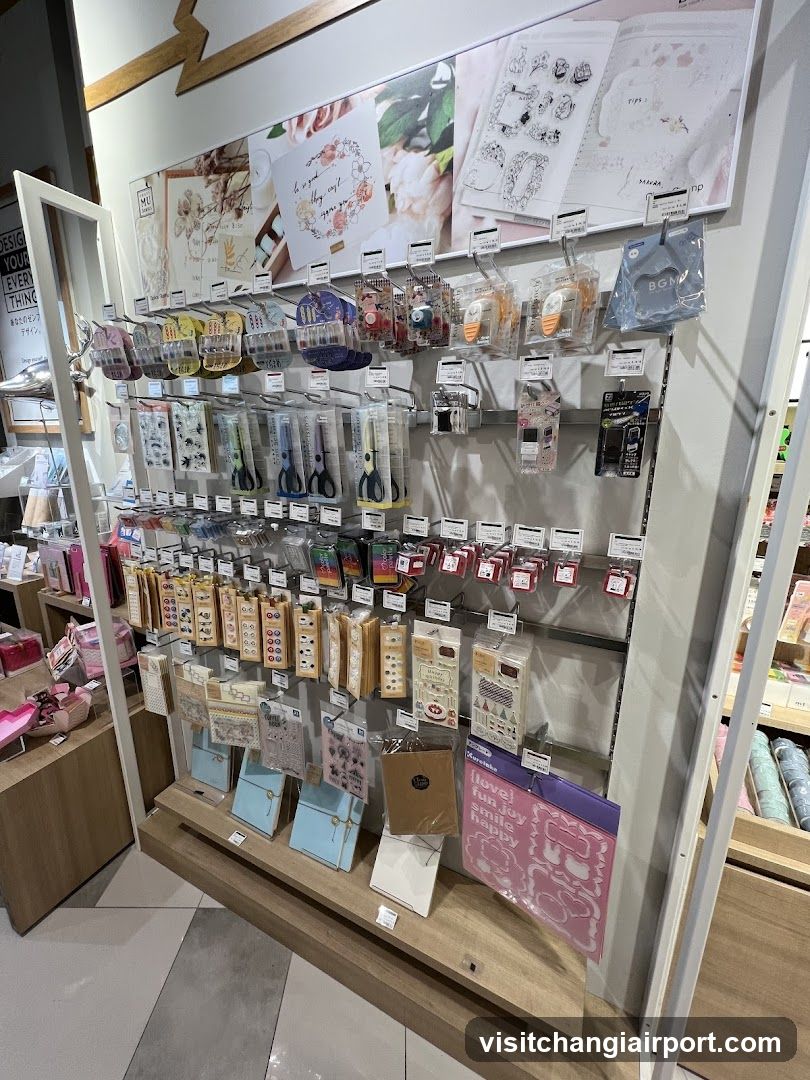 Stationery and Craft Supplies Display