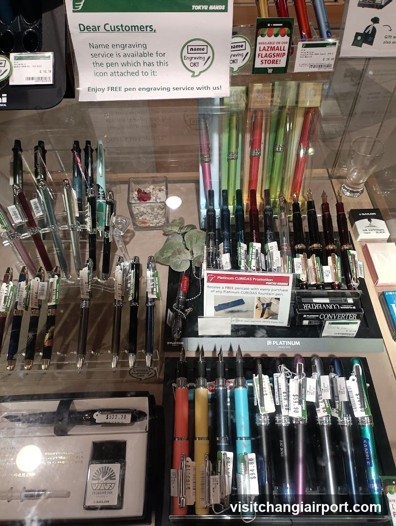 Pen Display in Store
